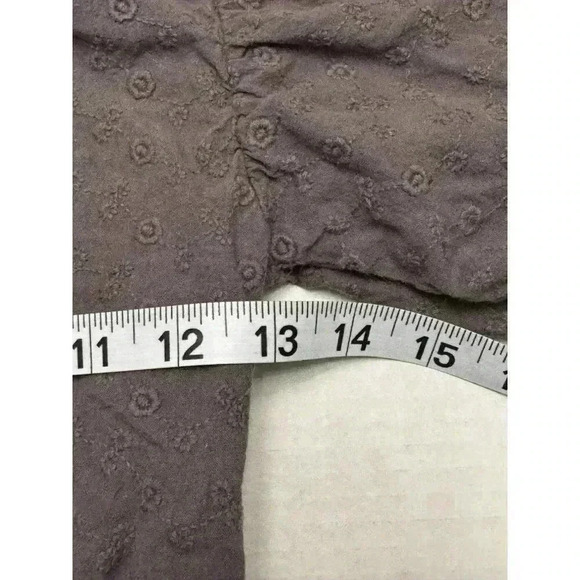 Zara PUFF Sleeve Top Gray Textured GIRL'S Size 2-3 Yrs Toddler Floral Cottage - Picture 10 of 10